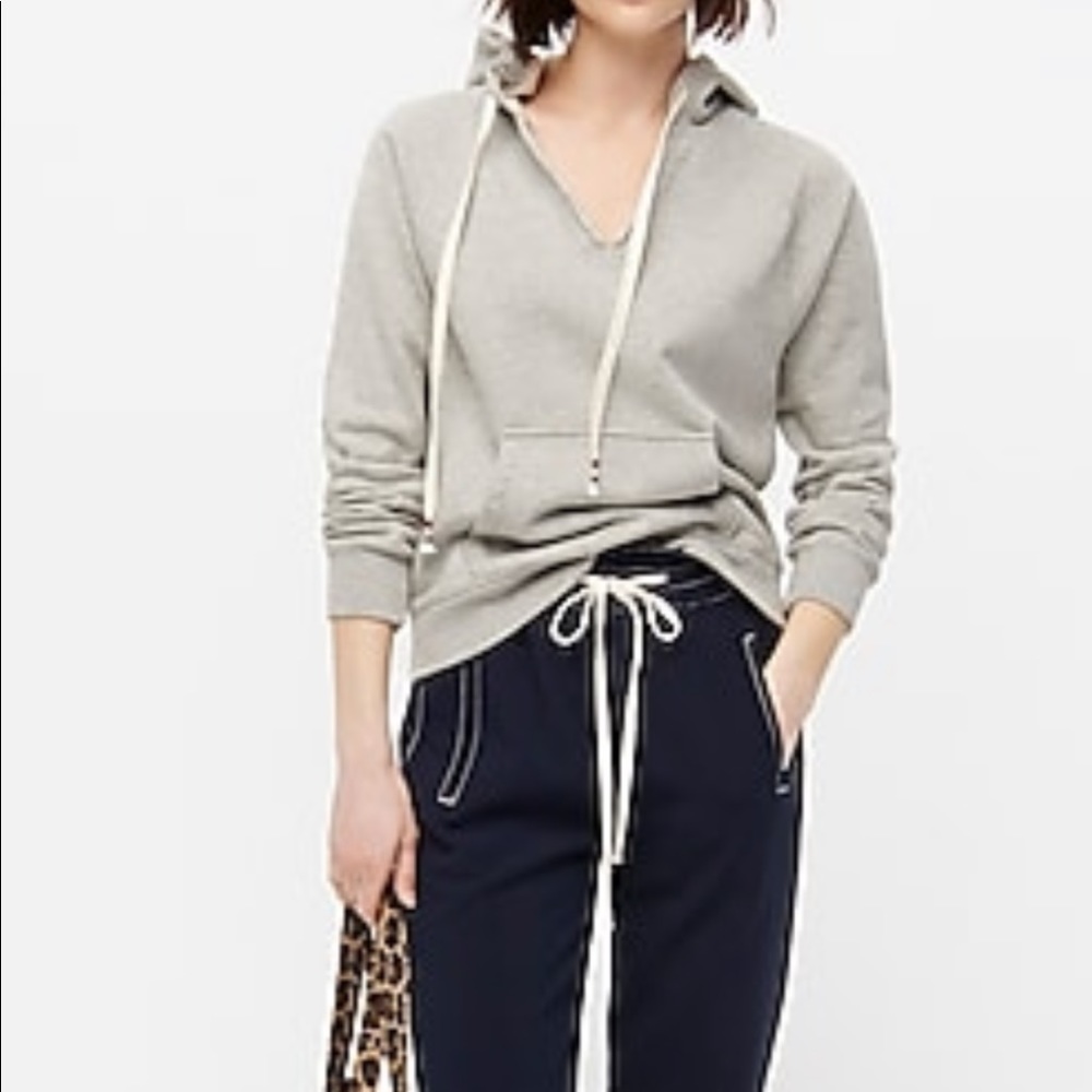 Jcrew grey hoodie